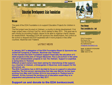 Tablet Screenshot of eda-foundation.org